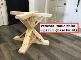Pedestal Table Base Build Round Table