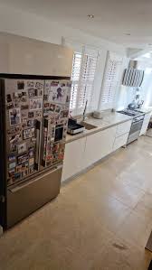 homebase gloss white kitchen with