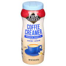first street coffee creamer french