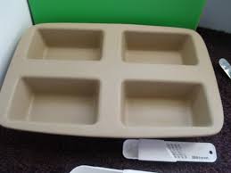 pered chef stoneware mini loaf pan