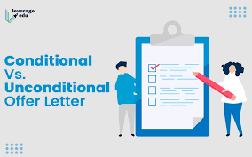 unconditional offer letter