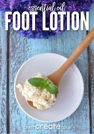 hydrating essential oil foot cream