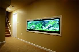 B Chic Interiors In Wall Fish Tank