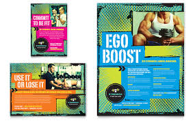 Strength Training Flyer Ad Template Word Publisher