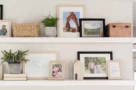 how to decorate shelves in 5 easy steps