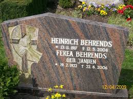 Grab von Heinrich Behrends (13.11.1917-12.05.2004), Friedhof ... - ly011