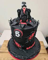 Venom Birthday Cake gambar png
