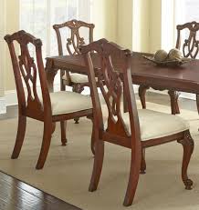 Our solid cherry dining room furniture collection features a few pieces to choose from. Myco Furniture Charity Traditional Cherry Finish Carved Wood Dining Room Set 5pc 8388 Dt Set 5