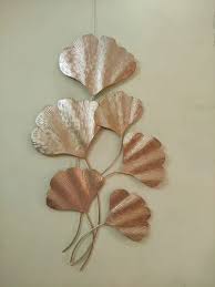 Decorative Leaf Metal Rose Golden