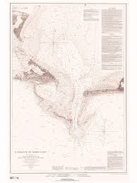 Historical Nautical Chart 14 00 1851 Entrance To Mobile Bay