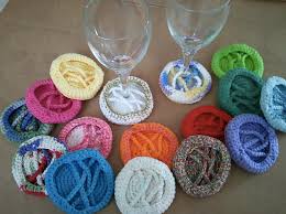 Crochet Wine Glass Coasters Keep