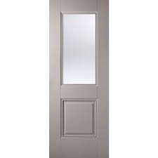 Panel Clear Bevelled Glazed Door