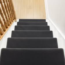 plain d grey stair carpet runner width 2 foot
