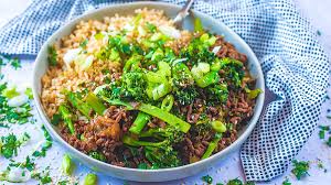 10 minute sticky ginger beef mince
