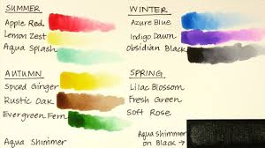 Tonic Nuvo Aqua Flow Watercolor Summer Autumn Winter Pens
