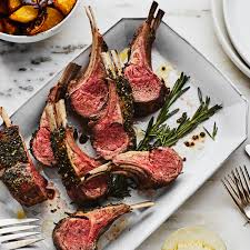 rack of lamb with garlic and herbs