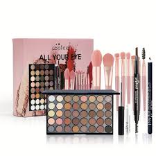 40 colors eyeshadow palette set eyebrow