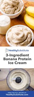 high protein 3 ing banana ice