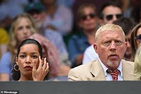 Boris becker commented on the attractiveness of a wimbledon player's fiancee the pundit, 53, had spotted hungarian marton fucsovics' partner in the stands as anett boszormenyi, 29, flashed up on. Boris Becker Joins Girlfriend Lilian De Caravlho On Day Four Of Wimbledon The Bharat Express News