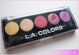 l a colors 5 color metallic eyeshadow