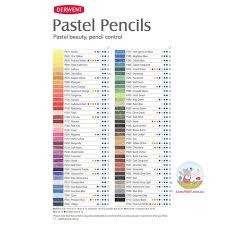 Derwent Pastel Pencils Colour Chart Google Search In 2019