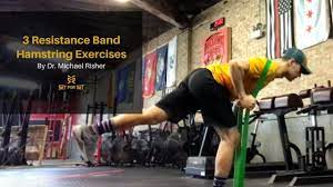 3 resistance band hamstring exercises