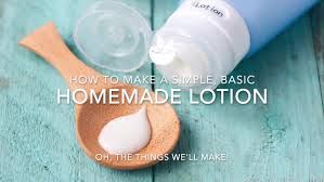 how to make a simple homemade lotion