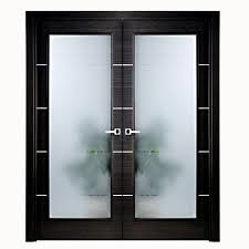 Aries Modern Interior Double Door Black