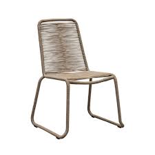 Oahu Outdoor Dining Chair Taupe
