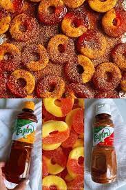 how to make chamoy peach rings the