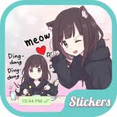 Get the naruto sticker pack by animemaster. Cute Anime Girl 5 Sticker Pack For Whatsapp 1 0 Apk Com Qisiemoji Inputmethod Sticker Anime Girl5 Cute Apk Download