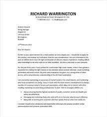 7 Employment Cover Letter Templates Free Sample Example