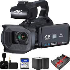 18X Full UHD Digital Camcorder 4K Video Camera Rotate Screen Youtube  Professional Camcorder For Live Streaming 60FPS WIFI Webcam - AliExpress