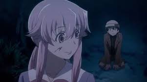 A crush is just a stalker, not necessarily a violent person, just creepy. Yuno S Best Yandere Quotes Of Love To Yuki Myanimelist Net