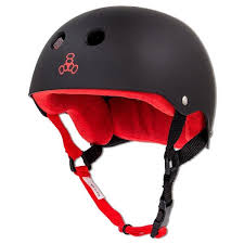Triple 8 Brainsaver Rubber Helmet Black Skate Gear