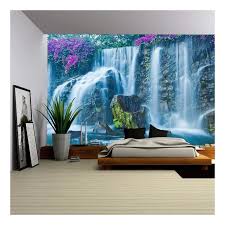 Wall26 Beautiful Blue Waterfall In