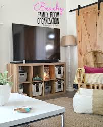 Room Organization Beachy Television Console