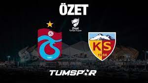 MAÇ ÖZETİ | Trabzonspor 1-0 Kayserispor (Ziraat Türkiye Kupası Yarı Finali  İlk Maç) - Tüm Spor Haber