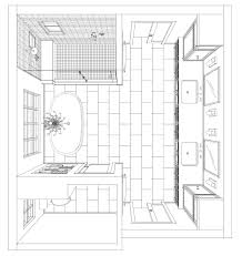 master bathroom floor plan and design