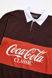 urban outers coca cola rugby shirt