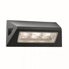 9080 006 Black Outdoor Wall Light White