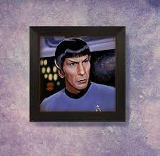 Star Trek Art Mr Spock Nimoy Original