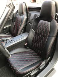 Carbonmiata Faux Leather Seat Covers