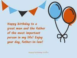 birthday wishes for father in law