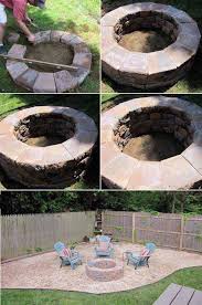 *we chose our fire pit location so that we could use full size pavers without cutting them. 38 Easy And Low Cost Diy Fire Pit Ideas Woohome