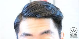 The comb over haircut is one where the longer hair on top are either parted to the side or slicked at the back. 2 Hairstyles For Asian Hair High Volume Quiff Comb Over Side Part Carter Supply Company