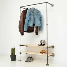 Ob im flur oder im schlafzimmer: Garderobe Mit Schuhregal Industriedesign Massgefertigt Online Bestellen