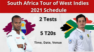 The match is set to begin at 11:30 pm ist (2:00 pm local time) from the national cricket stadium, st george's, grenada on june 26, 2021. South Africa Tour Of West Indies 2021 Schedule South Africa Vs West Indies Series 2021 Schedule Youtube
