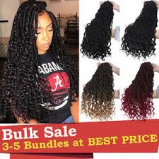 Maybe you would like to learn more about one of these? 5 Pack 120s Goddess Faux Locs Dreadlocks Twist Crochet Braids Hair Extensions Ebay