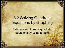 Ppt 6 2 Solving Quadratic Equations
